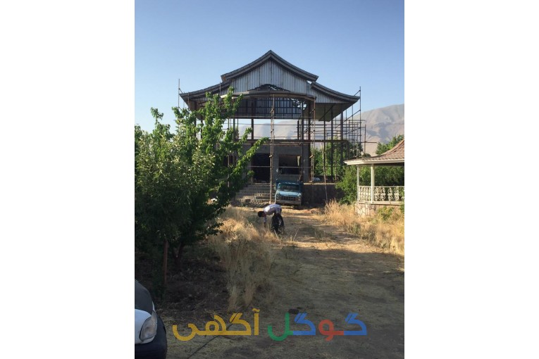 شیروانی سقف شیب‌دار خرپا ویلا