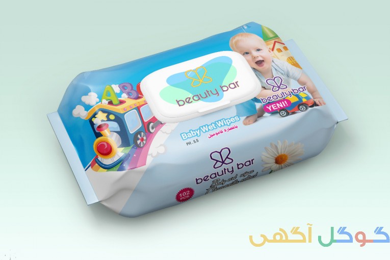 قیمت مناسب دستمال مرطوب کودک بیوتی بار (102برگ)
