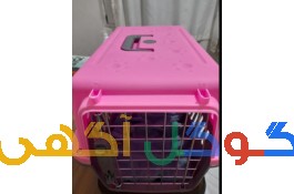 باکس حمل حیوانات خانگی صورتی+ هدیه
