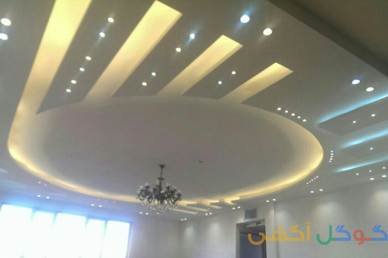 اجرای کناف تایل ۶۰در۶۰ پی وی سی