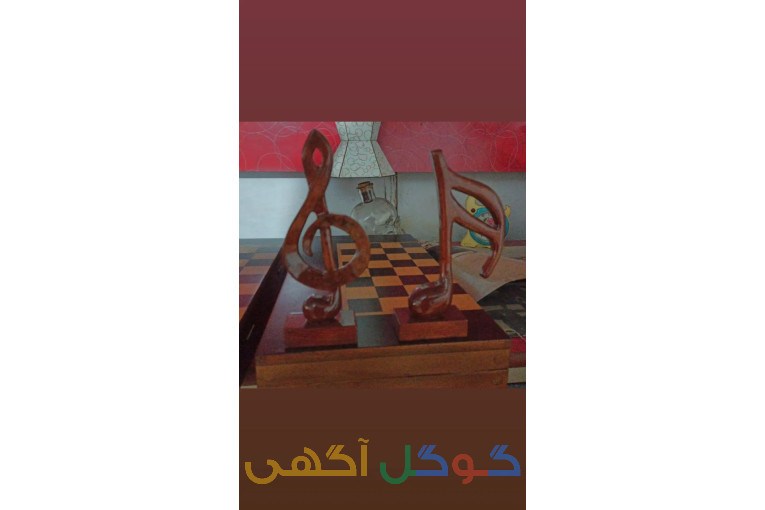 نت های دکوری چوبی 