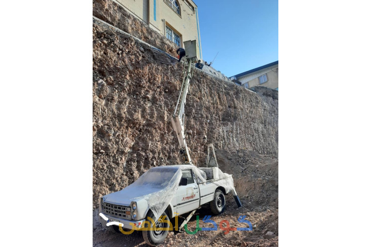 اجاره نیسان بالابر جرثقیل سبد دار .لجور