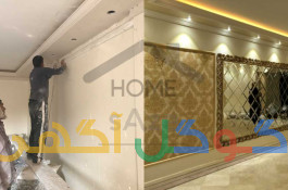 بازسازی سقف با کناف و رابیتس