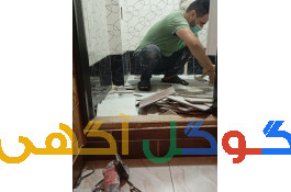 کاشی کاری ساختمان رشت