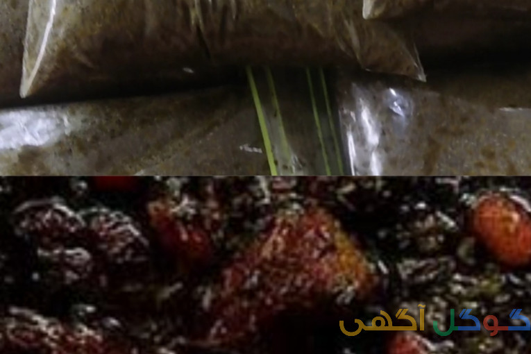 سبزی قورمه ومرغ ترش