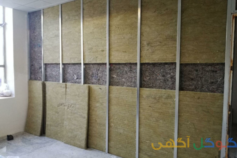 اجرای تخصصی کناف صداگیری و عایق صوتی دیوار مشترک 