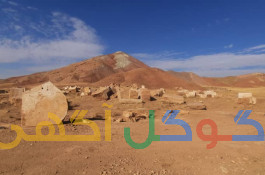 فروش معدن سنگ تراورتن کرم