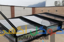 سقف متحرک استخر سقف متحرک المینیومی در شهریار