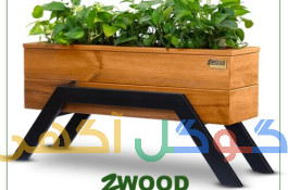 ساخت فلاور باکس – فلاور باکس چوبی – گلدان چوبی-گلدان چوبی شیک