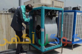 سرویس کولر آبی در گیشا 